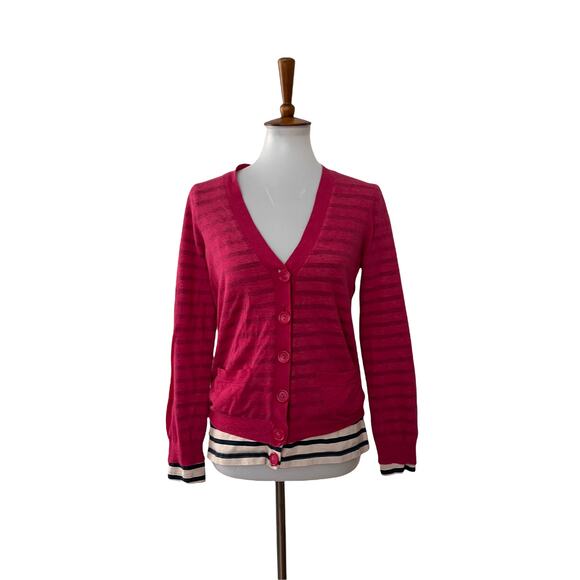 Marc Jacobs Womens Cardigan Button Up Long Sleeve Pink S Small - Picture 1 of 6